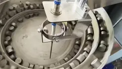 Máquina de inspeção visual de material magnético redondo