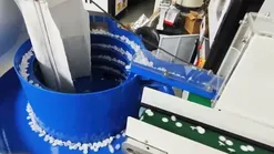 Máquina de inspeção visual de botões de pressão de plástico