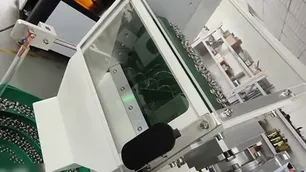 Máquina de inspeção visual de botões