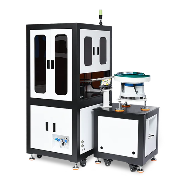 Máquina de inspeção visual de botões