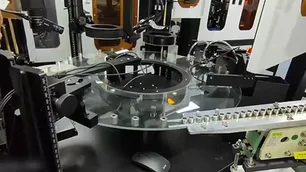 Máquina de inspeção visual de metalurgia do pó