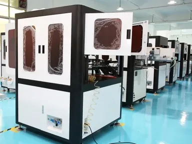 Máquina de inspeção visual de materiais magnéticos