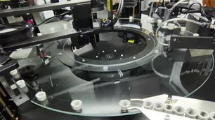 Máquina de inspeção visual de parafusos