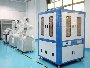 Máquina de inspeção visual de conectores